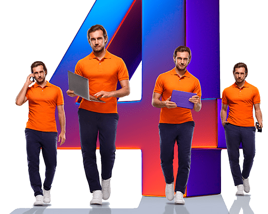 Великолепная четверка Ростелеком в деревня Сергиевка (Новосибирская область)